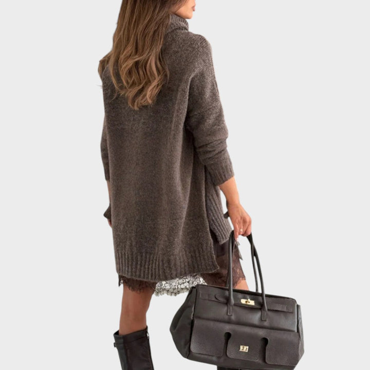 Aurora | Pullover für Damen mit Rollkragen und Rundhalsausschnitt