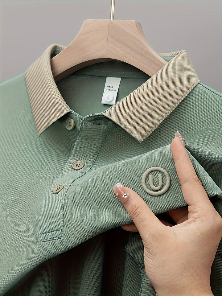 Finn | Besticktes Polo-Shirt für Herren mit kurzen Ärmeln