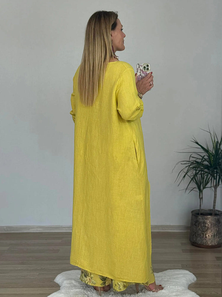 Regina | Elegantes Casual und Set für Damen mit Rundhalsausschnitt