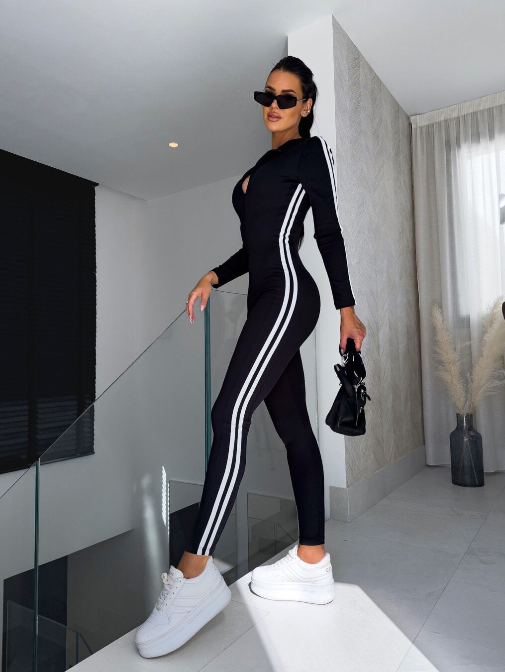 Valeria | Stylischer und Bequemer Jumpsuit für Damen mit Streifen