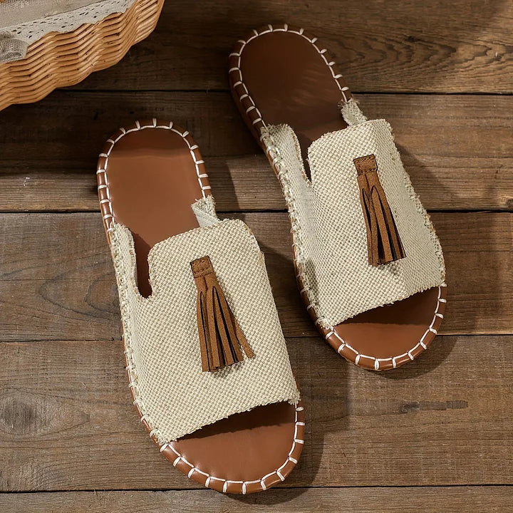 Lorraine | Lässige Orthopädische Sandalen für Damen mit flachem Absatz