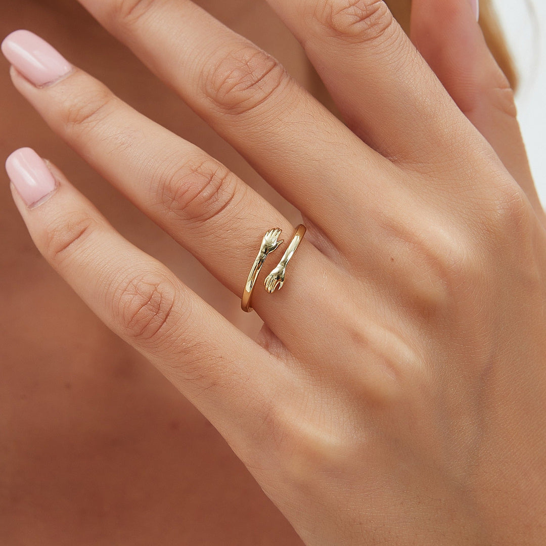 Personalisierter Umarmungsring für Damen