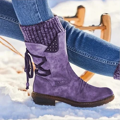 Valeria | Wasserdichte Stiefel für Damen mit Reißverschluss An Der Wade