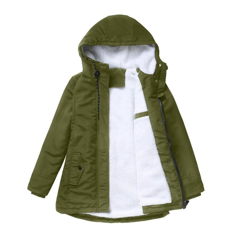 AMINA | Isolierte Winterjacke für Damen mit Kapuze und gestepptem Futter für ultimativen Wärmekomfort