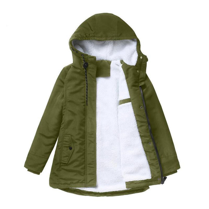 AMINA | Isolierte Winterjacke für Damen mit Kapuze und gestepptem Futter für ultimativen Wärmekomfort
