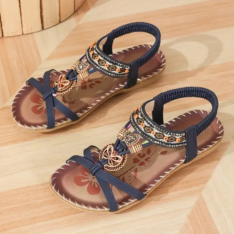 Colella | Elegante Orthopädische Blüten Sandalen für Damen