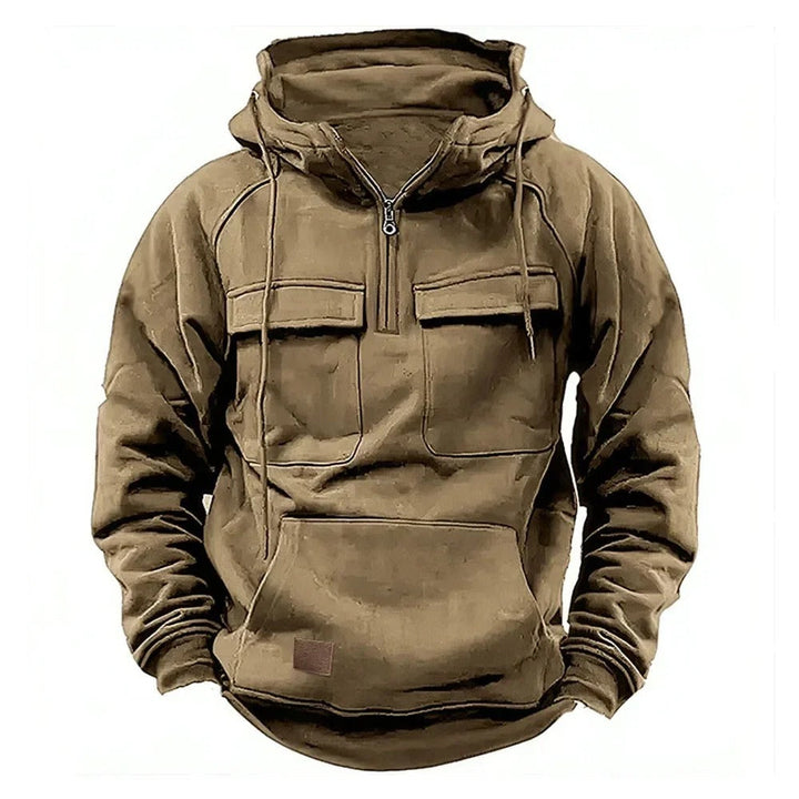 David | Leistungsstarker taktischer Hoodie für Herren mit Kapuze und langen Ärmeln