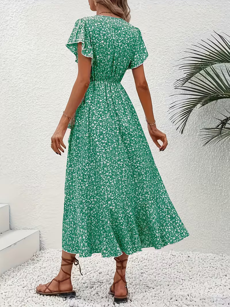 Elara | Fließendes, Bauch-umspielendes Wickelkleid für Damen