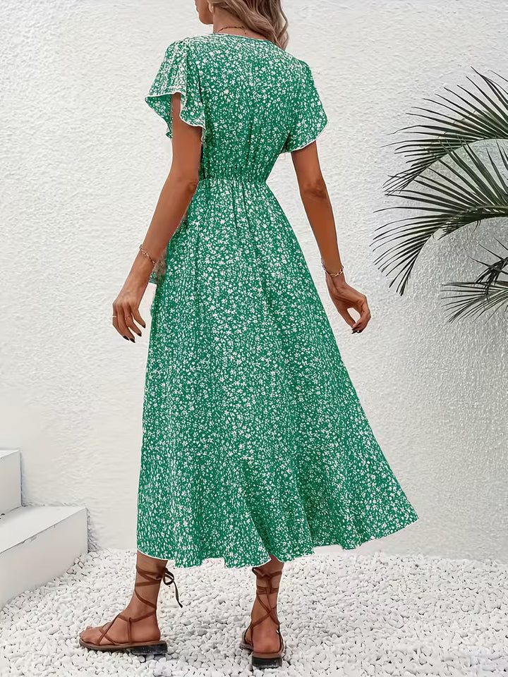 Elara | Fließendes, Bauch-umspielendes Wickelkleid für Damen