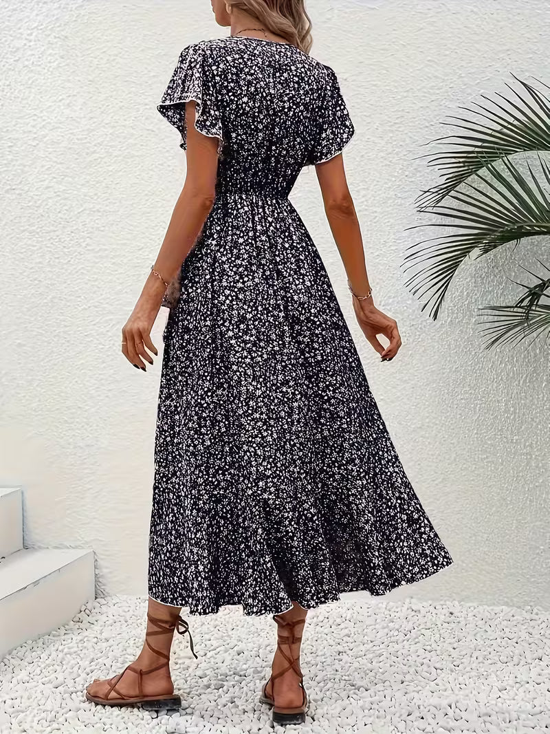 Elara | Fließendes, Bauch-umspielendes Wickelkleid für Damen