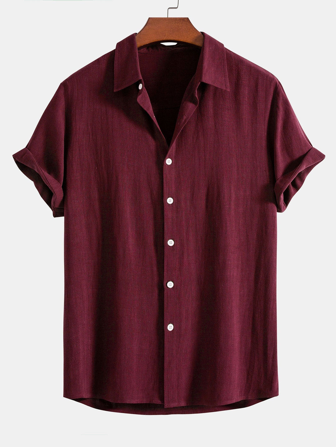 Button-Up Hemd und gerade geschnittene Hose -Rayon-Mischung für Herren