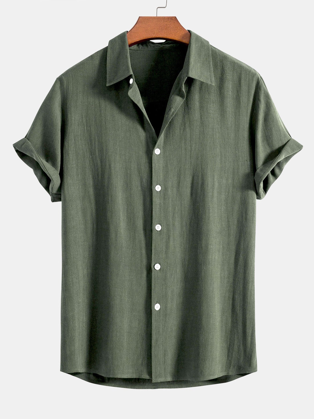 Button-Up Hemd und gerade geschnittene Hose -Rayon-Mischung für Herren