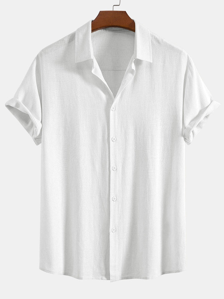 Button-Up Hemd und gerade geschnittene Hose -Rayon-Mischung für Herren