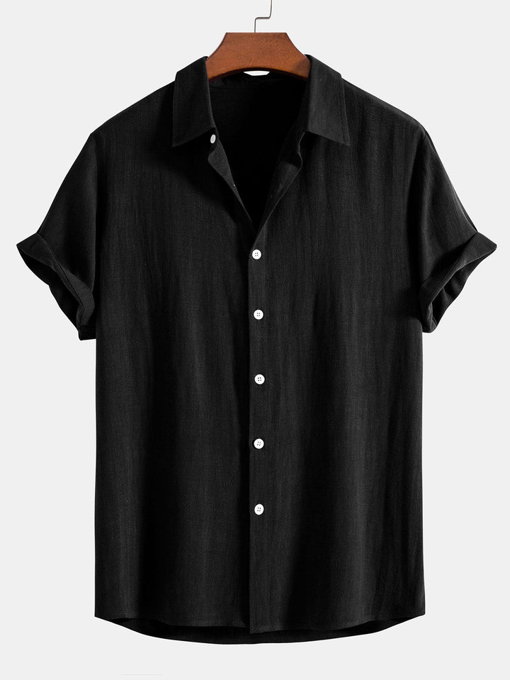 Button-Up Hemd und gerade geschnittene Hose -Rayon-Mischung für Herren