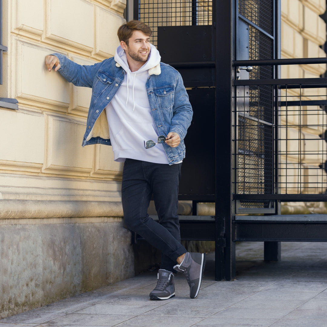 Snugg | Gemütliche Herren-Schuhe mit flachem Absatz