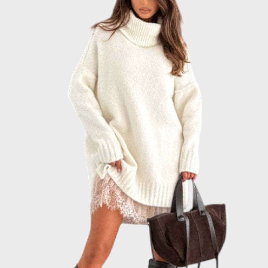 Aurora | Pullover für Damen mit Rollkragen und Rundhalsausschnitt