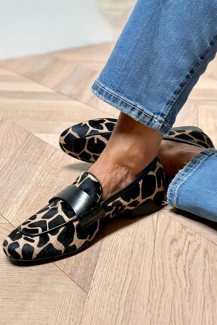 Tierdruck Loafer für Herren mit Eleganten Details