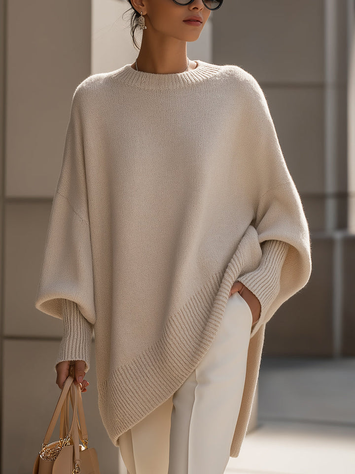 Jane | Oversized Pullover für Damen mit Rundhalsausschnitt und langen Ärmeln
