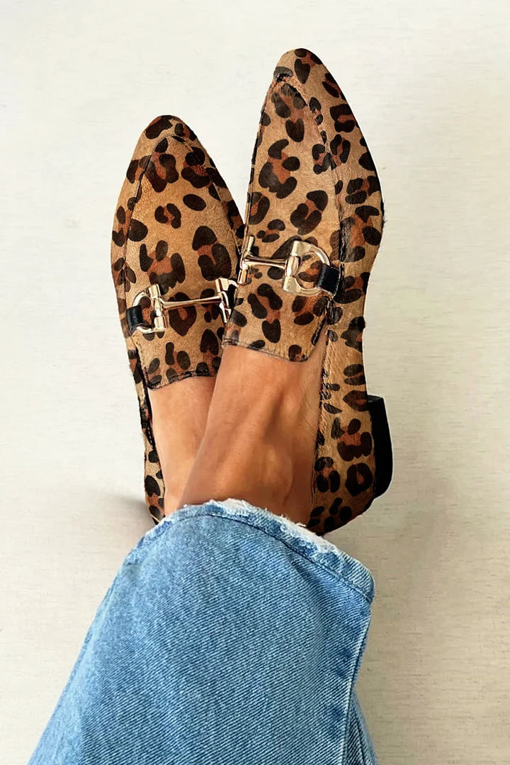 Loafer für Damen mit Metallicdetail