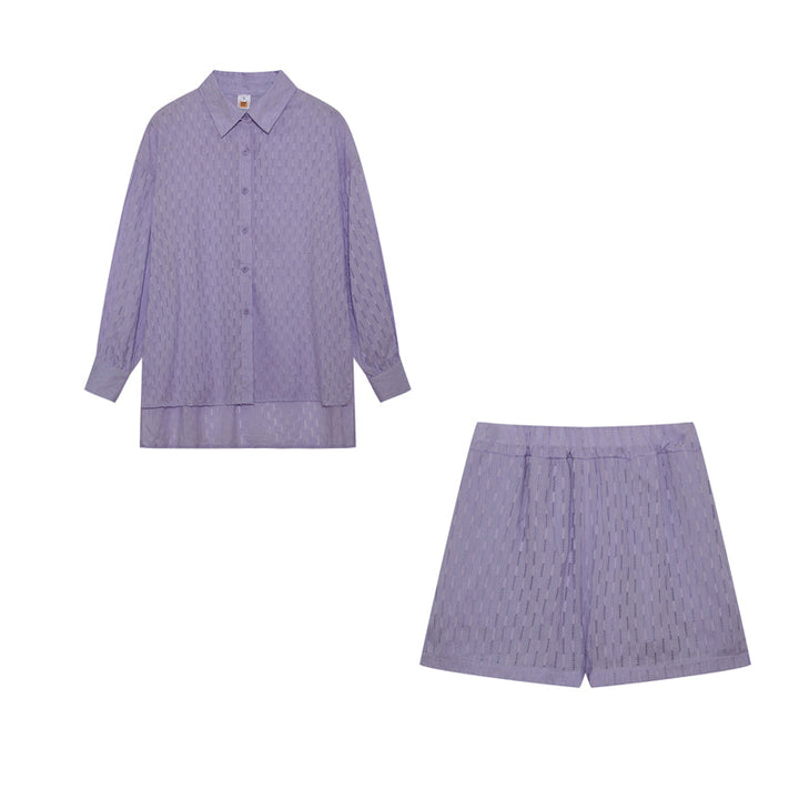 Elizabeth | Luftiges Shirt- und Shorts-Set für Damen