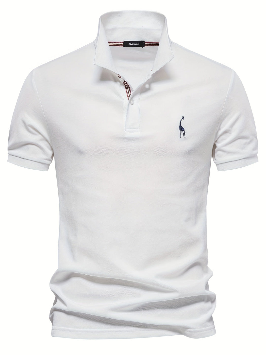 Leonardo | Herren besticktes Poloshirt mit kurzen Ärmeln