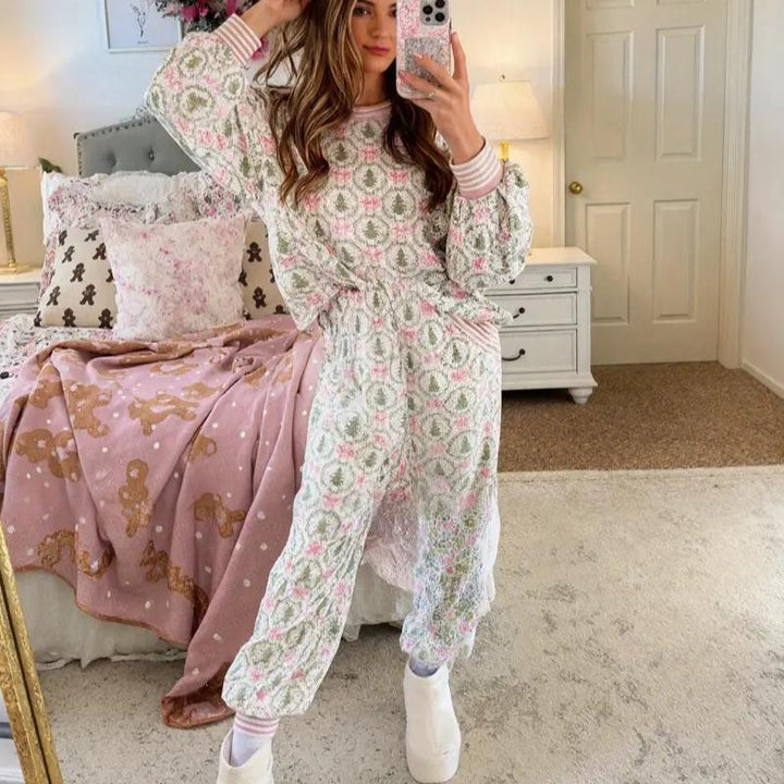 Aubrey | Gemütliches Weihnachts-Loungewear-Set für Damen