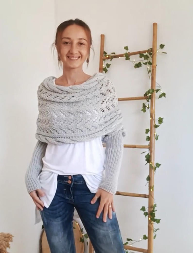 Eleonora | Halstuch für Damen mit Ärmeln