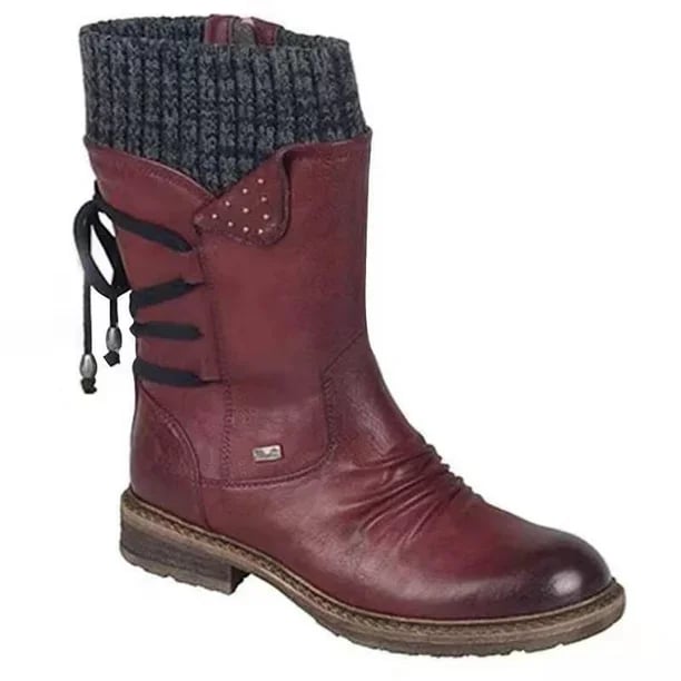 Valeria | Wasserdichte Stiefel für Damen mit Reißverschluss An Der Wade