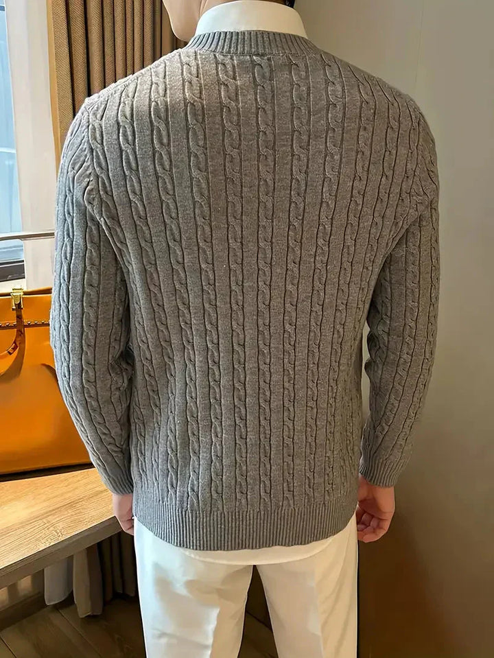 Brit und Boho | Kabelstrickpullover