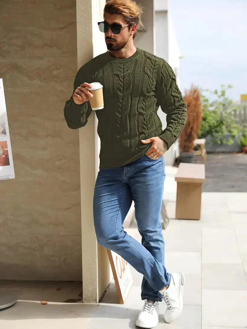Brit und Boho | Graphica Geo Strickpullover mit geometrischem Muster
