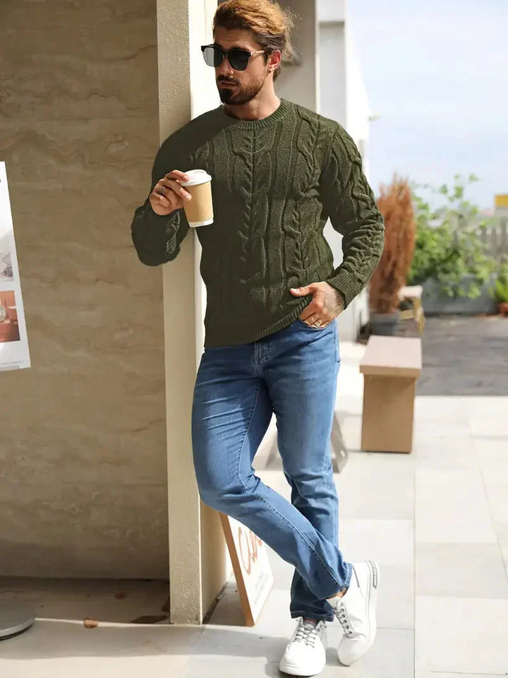 Brit und Boho | Graphica Geo Strickpullover mit geometrischem Muster