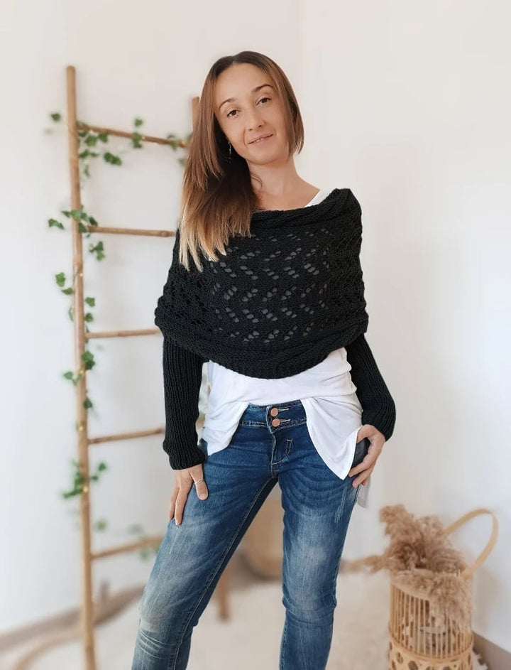 Eleonora | Halstuch für Damen mit Ärmeln