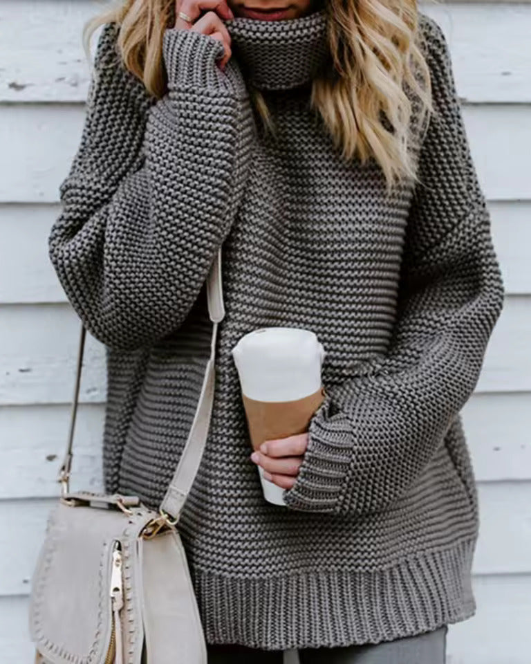 Amelia | Rollkragenpullover für Damen mit langen Ärmeln