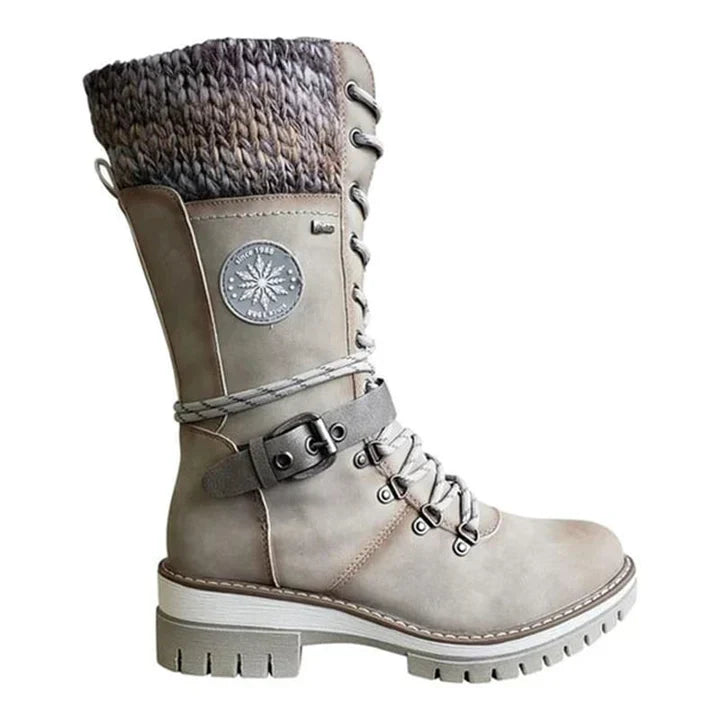 FrostLuxe | Wasserdichte Schnürstiefel in Wadenlänge für Damen
