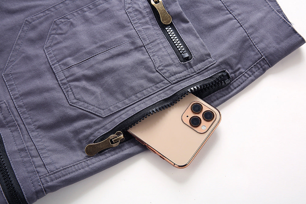Rafaelo | Taktische Cargo-Shorts für Herren mit geradem Bein