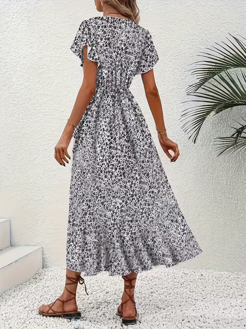 Elara | Fließendes, Bauch-umspielendes Wickelkleid für Damen