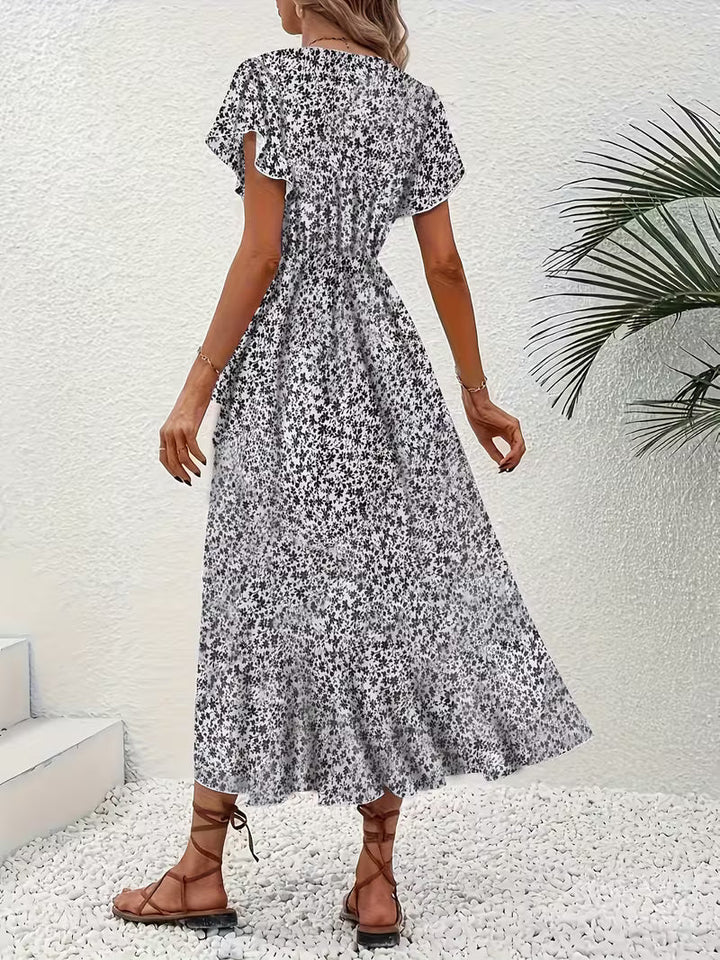 Elara | Fließendes, Bauch-umspielendes Wickelkleid für Damen