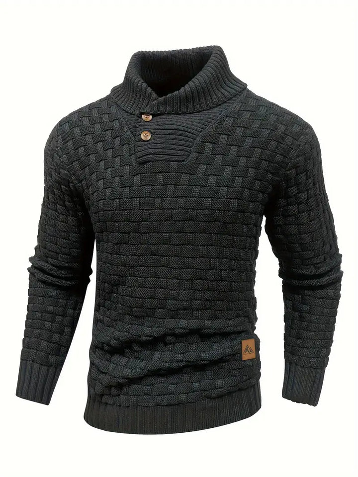 Matteo | Strickpullover für Herren mit Rollkragen und langen Ärmeln