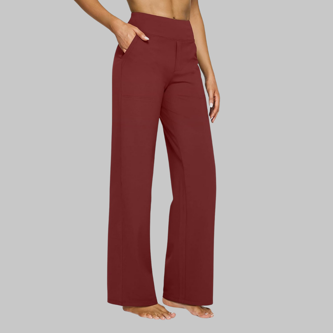 Calista | Bequeme Hosen für Damen mit geradem Bein und hohem Bund