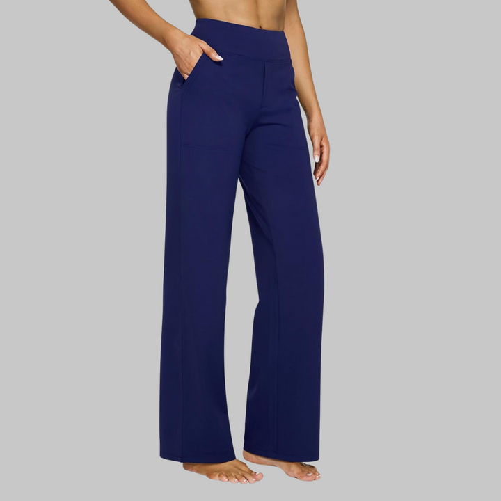 Calista | Bequeme Hosen für Damen mit geradem Bein und hohem Bund