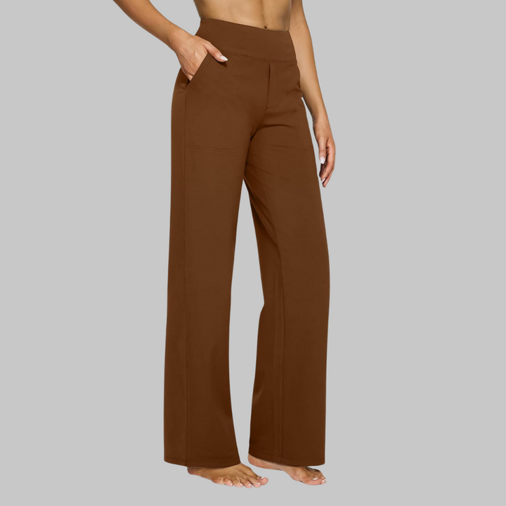 Calista | Bequeme Hosen für Damen mit geradem Bein und hohem Bund