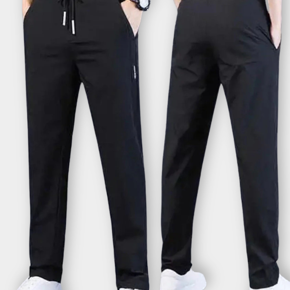 Enzo | Stretch Jogger-Hosen für Herren mit schmaler Passform und mittlerem Bund