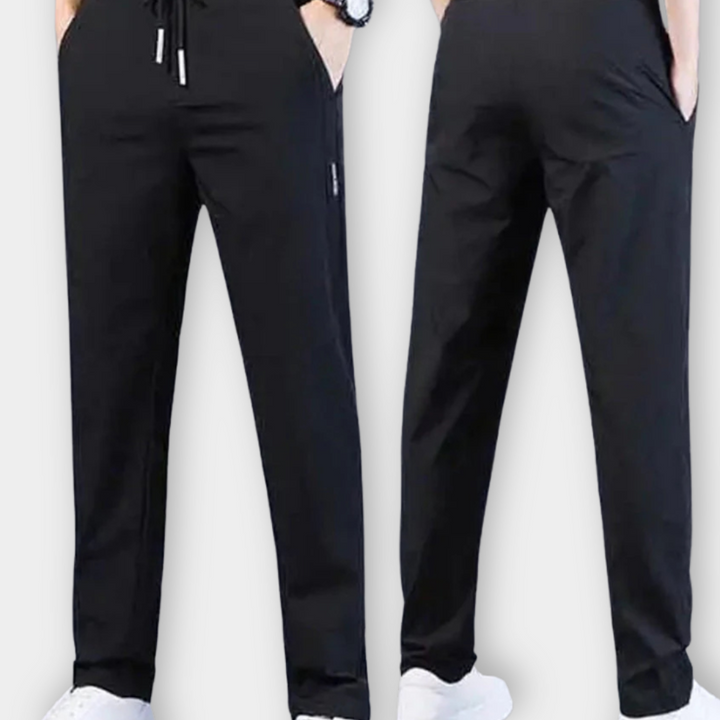 Enzo | Stretch Jogger-Hosen für Herren mit schmaler Passform und mittlerem Bund