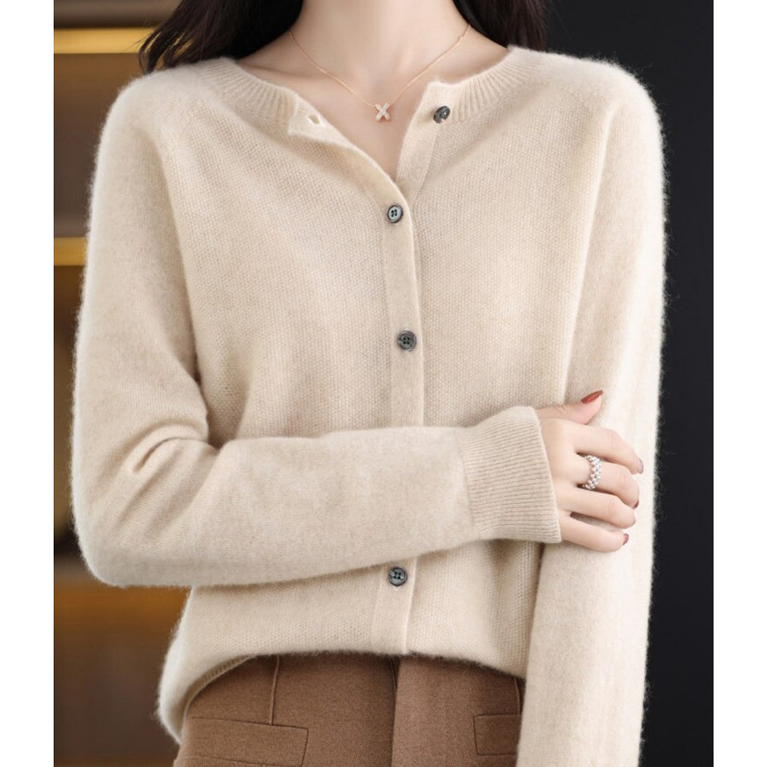 Hannah | Winter Essential Pullover für Damen mit V-Ausschnitt und langen Ärmeln