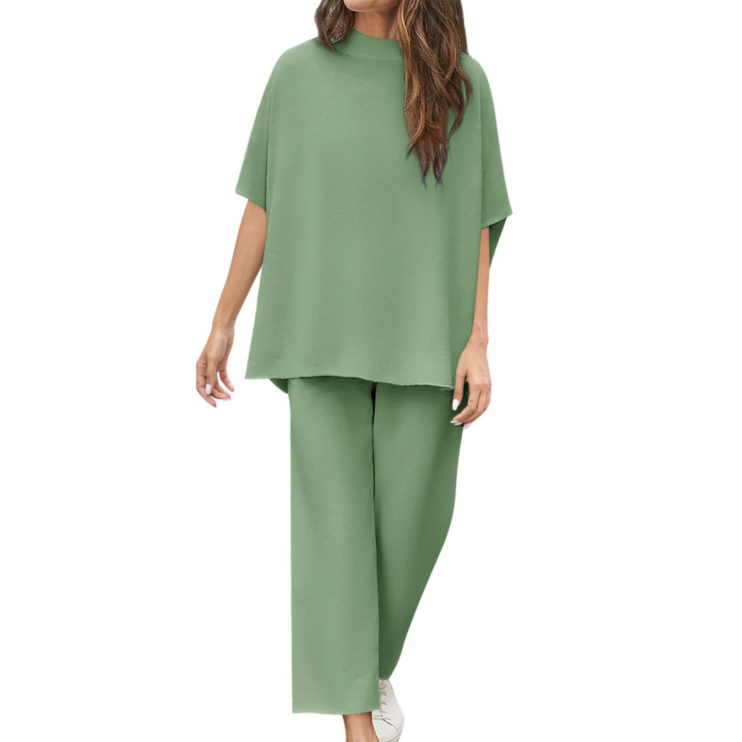 Aella | Entspanntes Batwing-Ärmel Komfortset für Damen