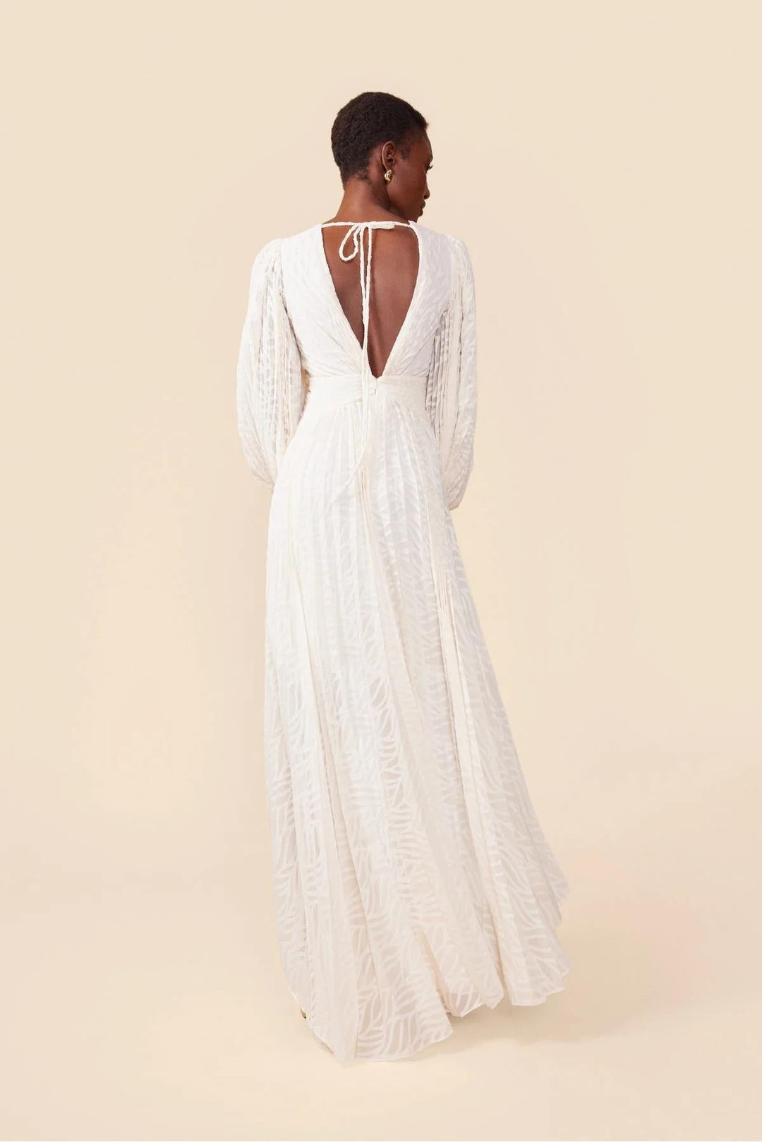 Flordeliza | Anmutiges langes V-Ausschnitt-Maxikleid für Damen