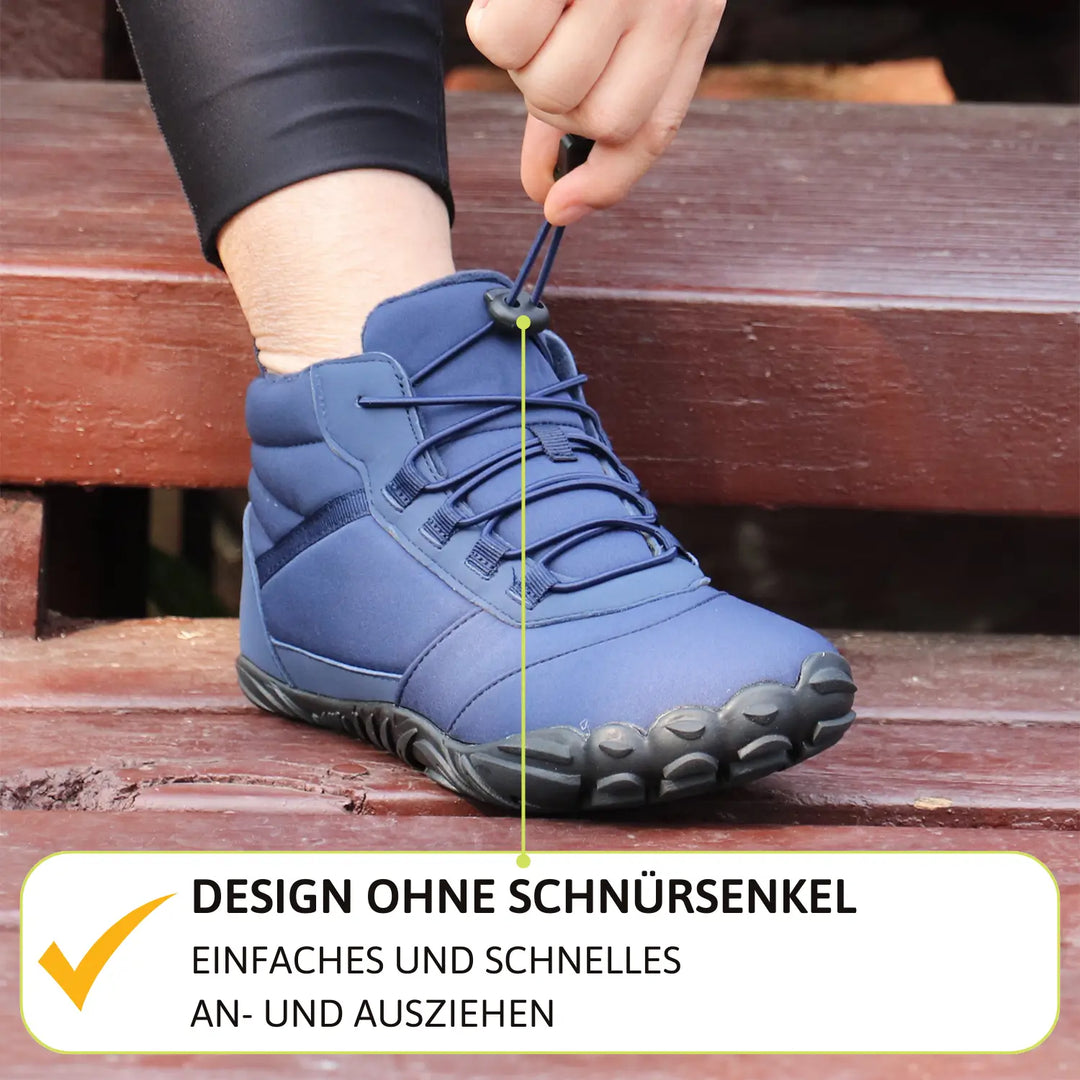 Polar | Winter Barfußschuhe für Damen mit flachem Absatz