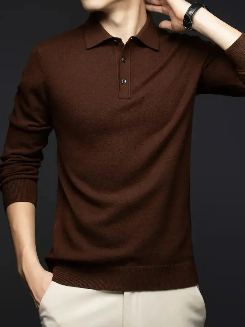 Brit und Boho | Harvey Strickpullover mit langen Ärmeln