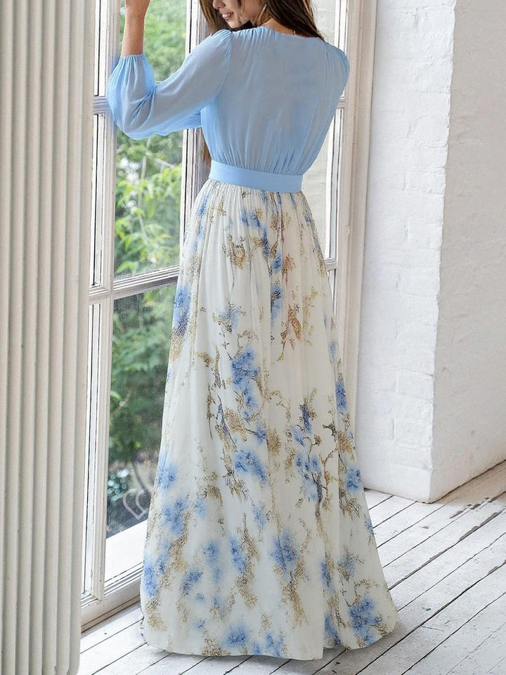 Fiorella | Elegantes Maxikleid für Damen mit Floralprint