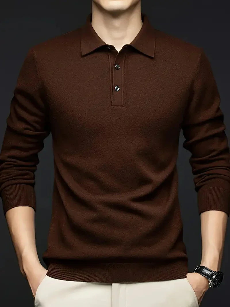 Brit und Boho | Harvey Strickpullover mit langen Ärmeln